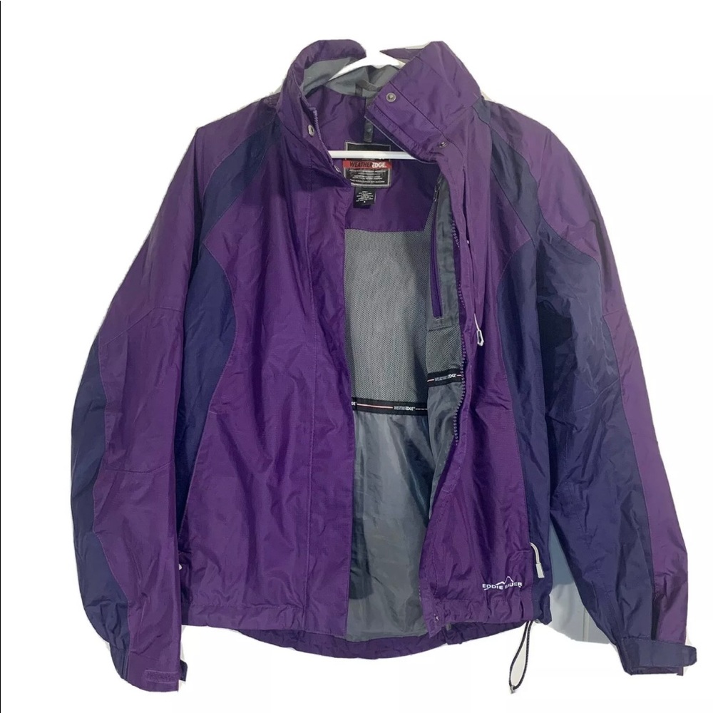 Eddie Bauer WeatherEdge Jacket Small Purple